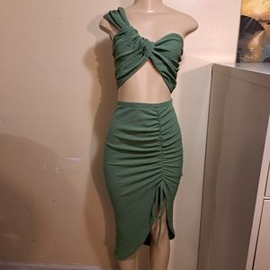 ✅️2 X $12 Cider clothing 2 piece skirt set S